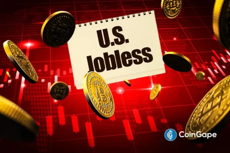 Breaking: U.S. Initial Jobless Claims Rise to 208K, Bitcoin Drops